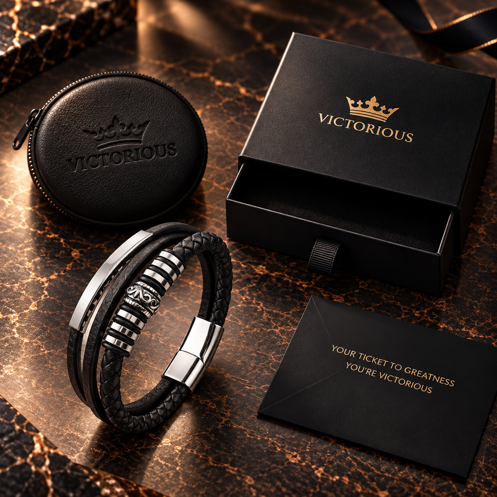 Leren armband | kliksluiting | 25mm breed