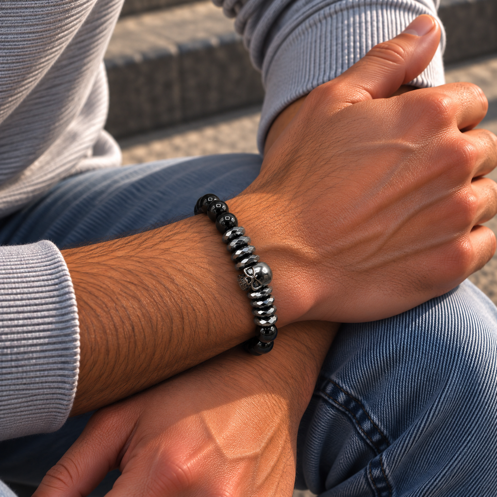 Kralenarmband – schedel