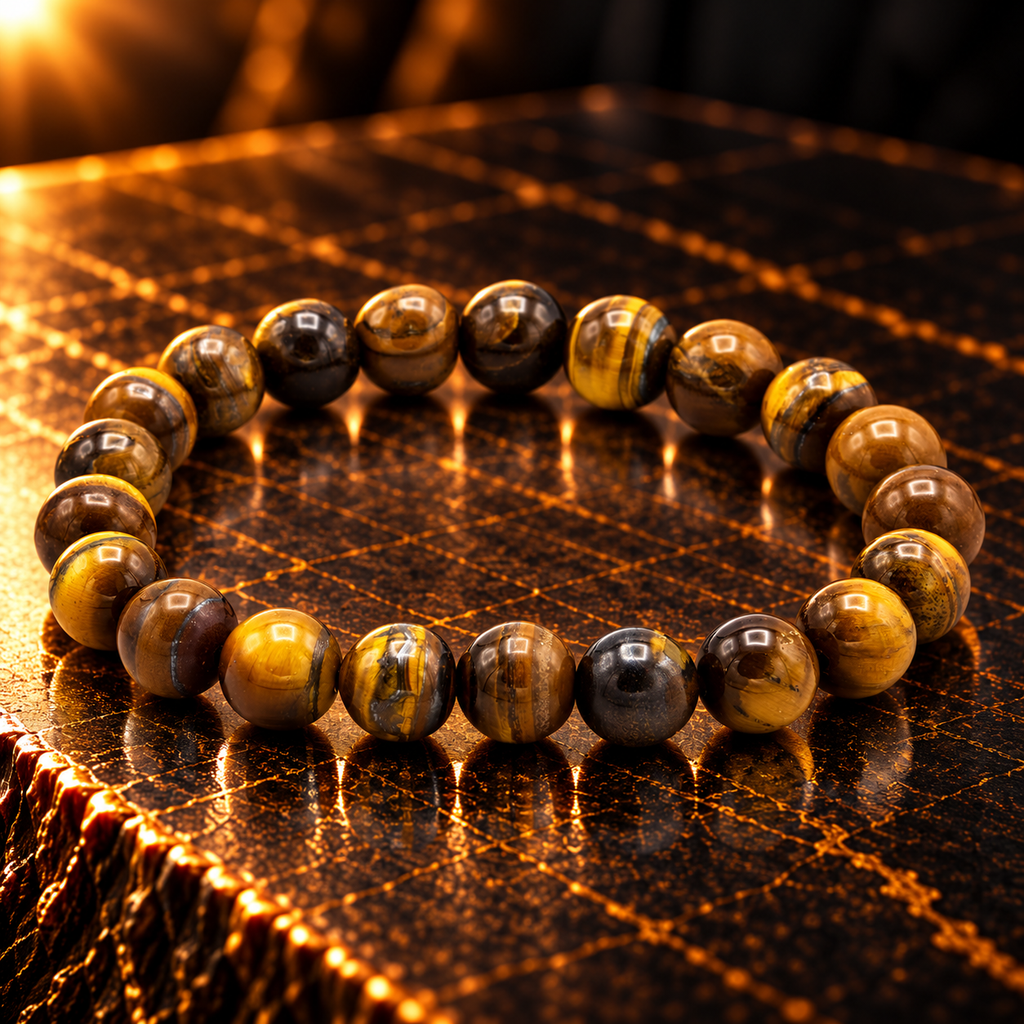 Kralenarmband – tijgeroog