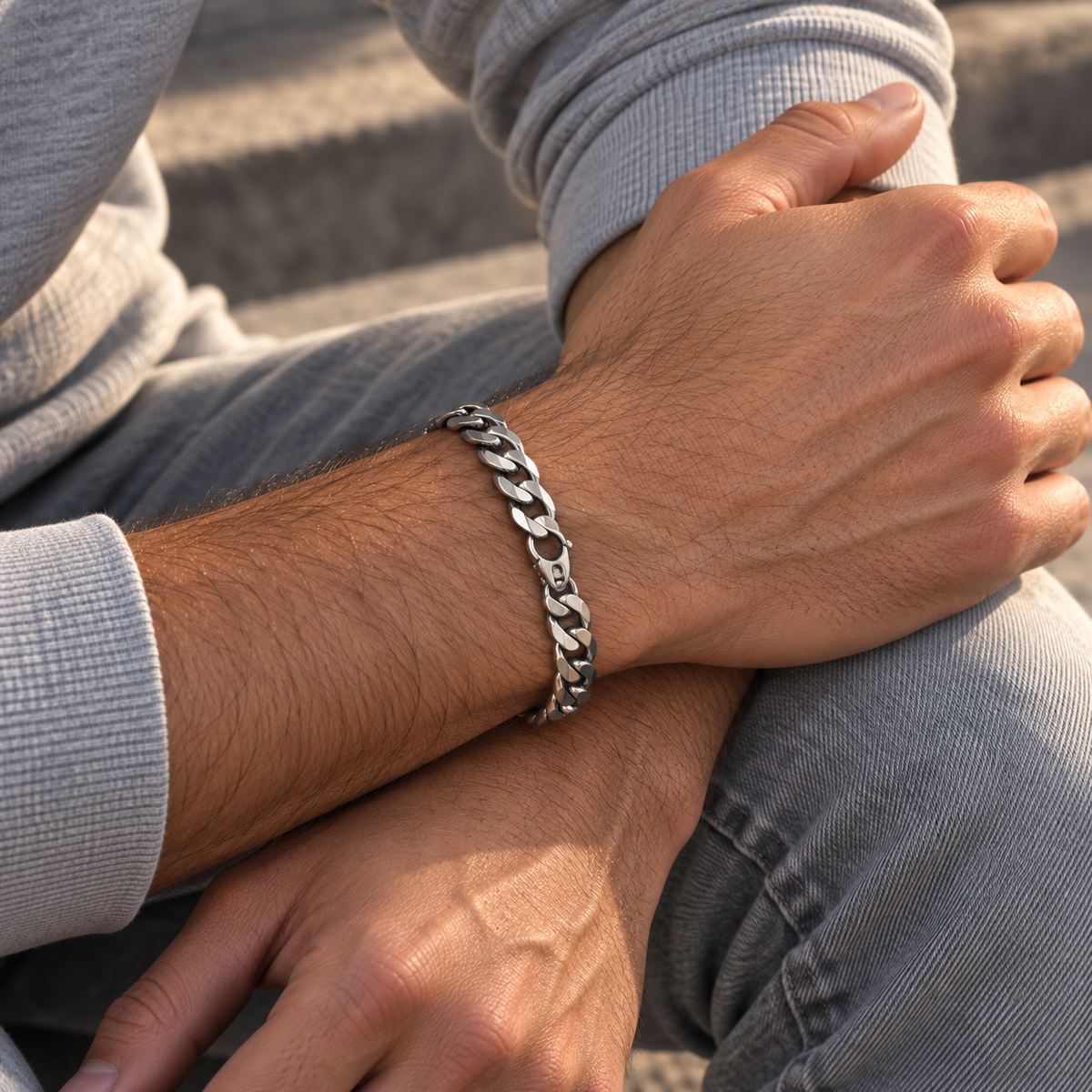Schakelarmband | karabijnsluiting | 11mm breed