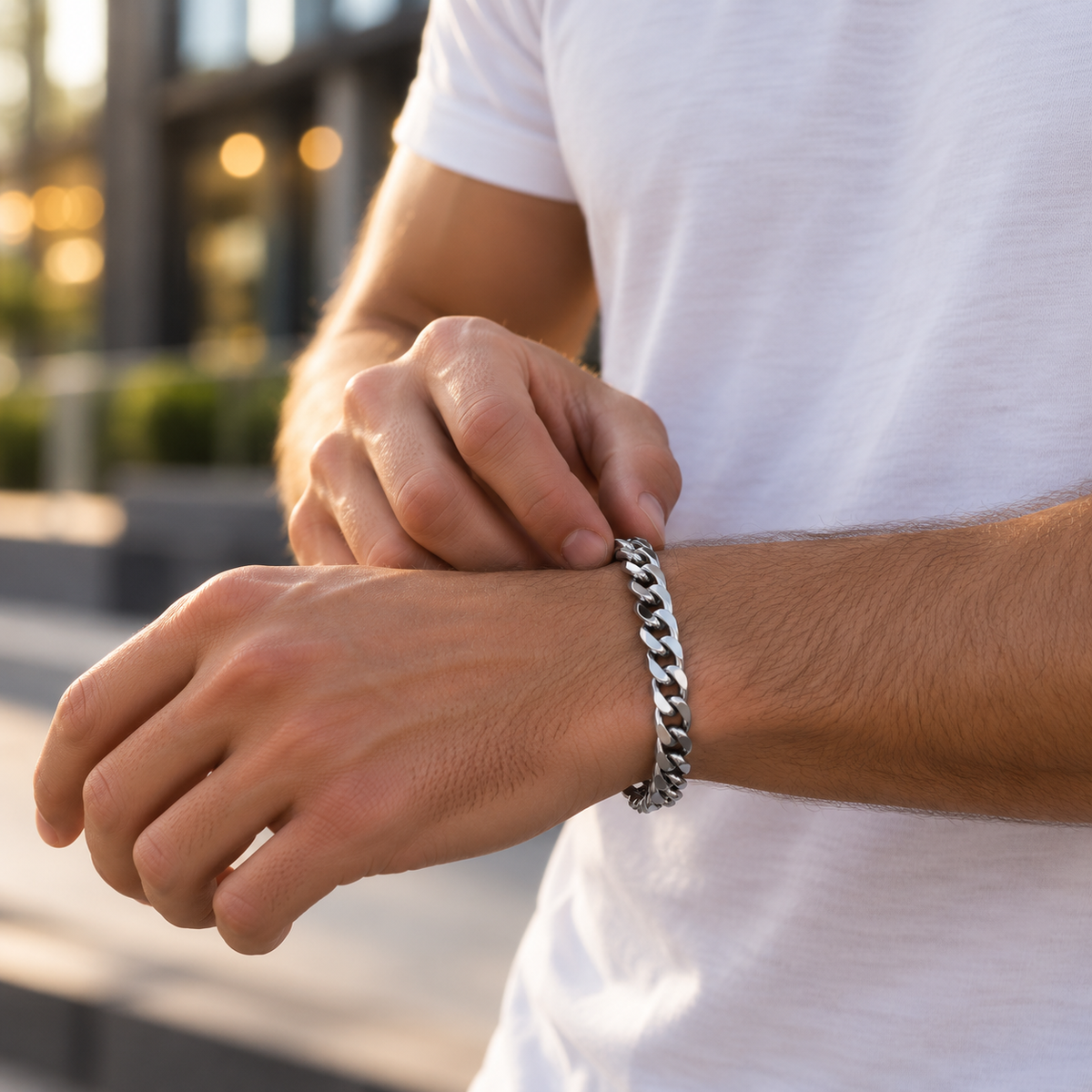 Schakelarmband | karabijnsluiting | 11mm breed