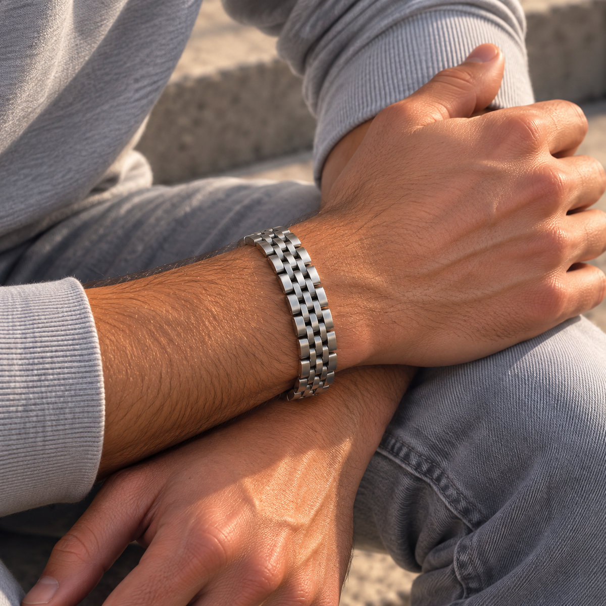 Schakelarmband | kliksluiting | 15mm breed