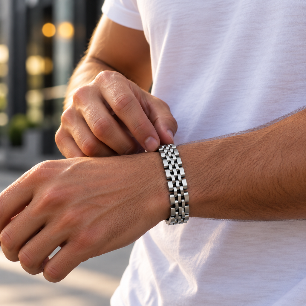 Schakelarmband | kliksluiting | 15mm breed
