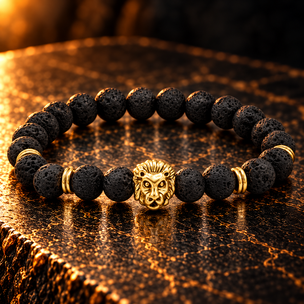 Kralenarmband – leeuw