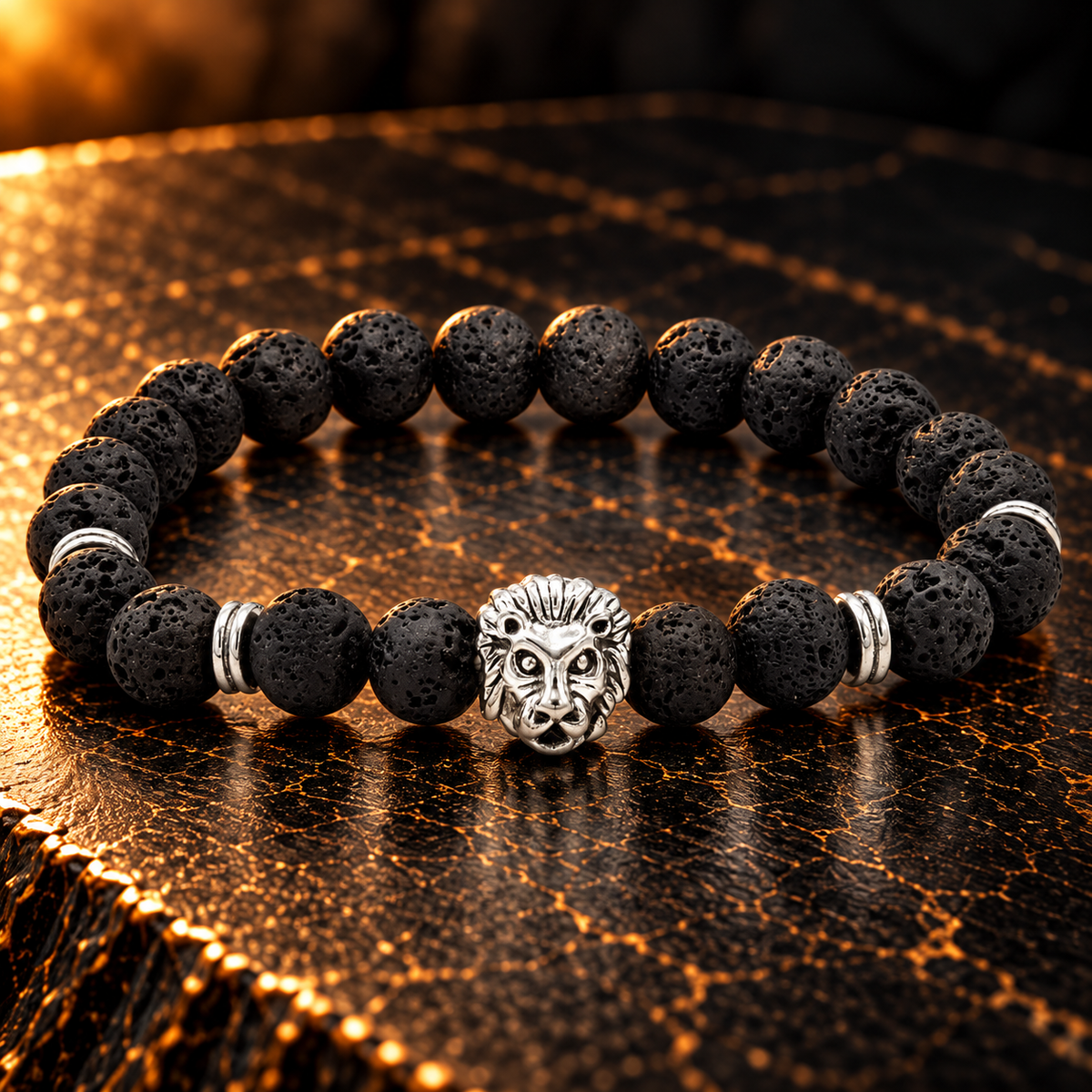 Kralenarmband – leeuw